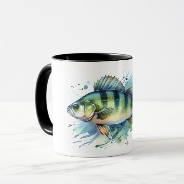 Mug - Watercolor Series: Perch (Front Left)