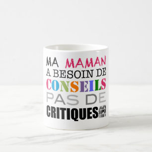 Mug white 325ml Moi Super Mum- Tips