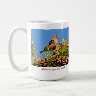Mug, White-winged Crossbill Coffee Mug