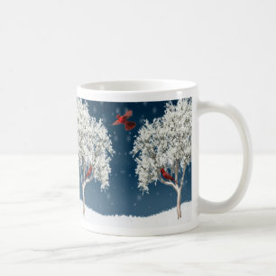 Mug-Winter Cardinals Coffee Mug
