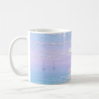 Mug with a seascape print