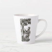 Mug with antique gardener