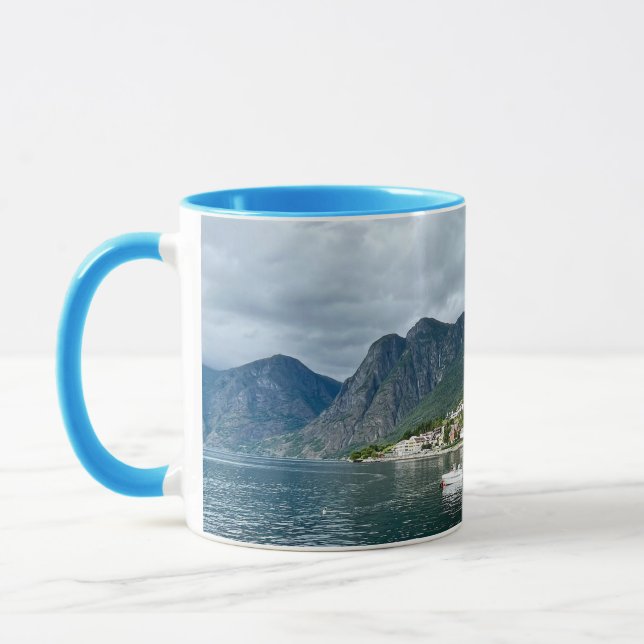 Mug with Aurlandsfjord print (Left)