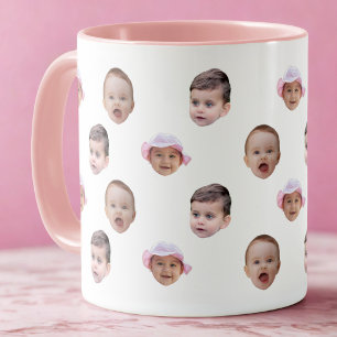 Mug with Baby Photo Gift   Custom Baby Face Mug