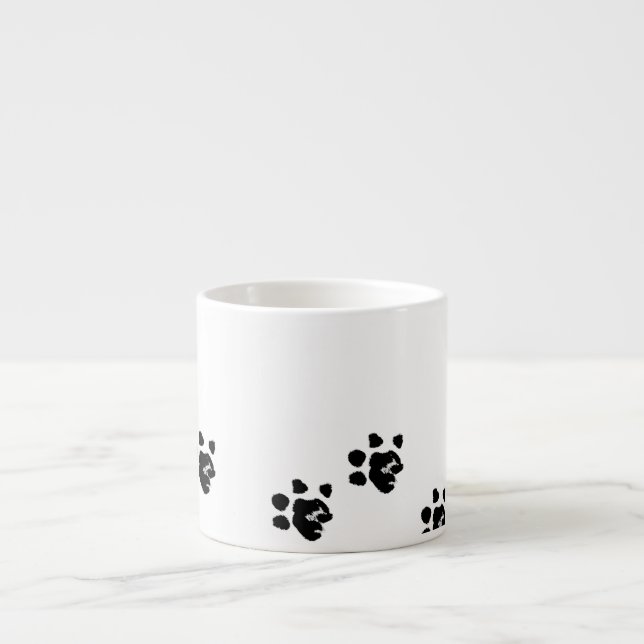 Mug with Basset's paw (Front)