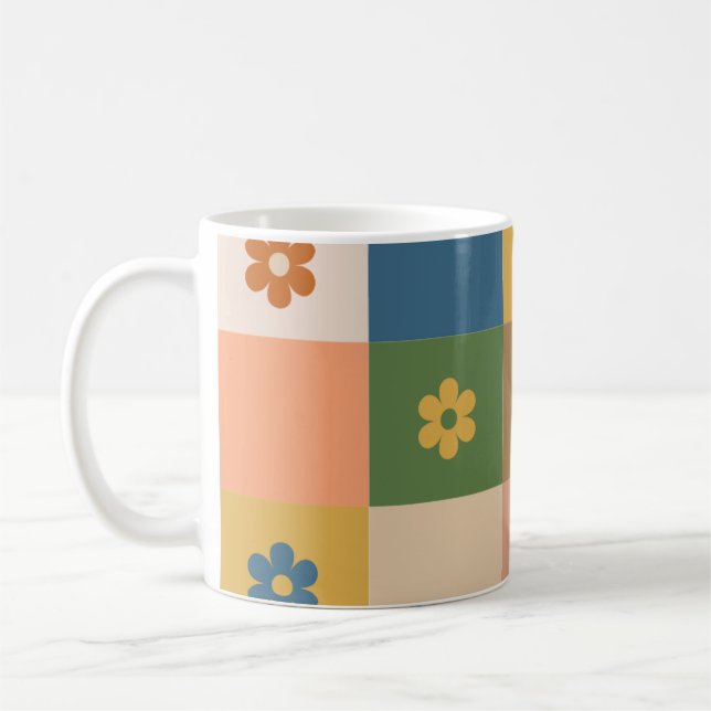 Mug with beautiful floral pattern (Left)