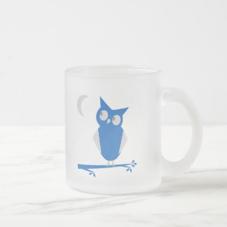Mug with blue owl