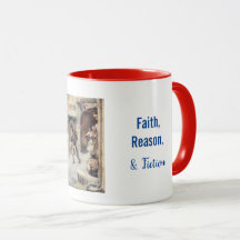 Mug with Bob Cratchit carrying Tiny Tim