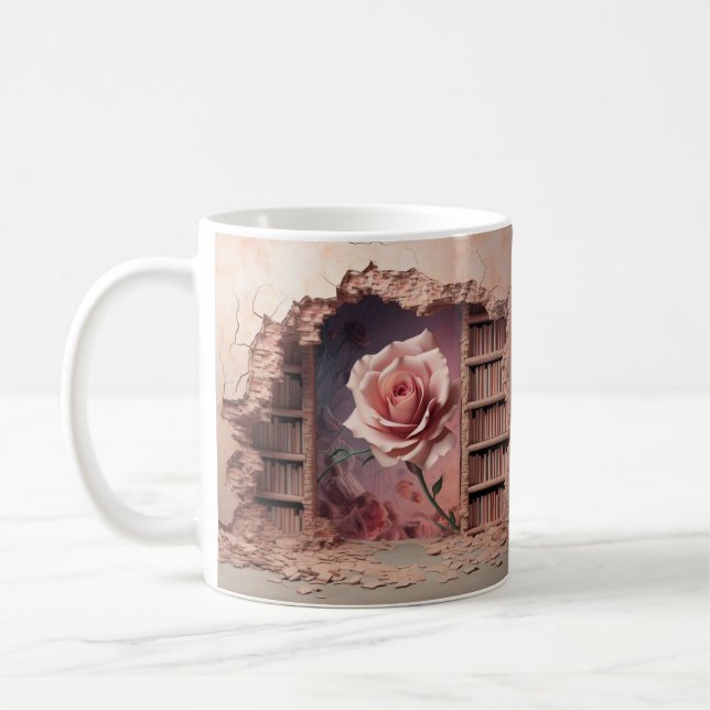 Mug with book design (Left)