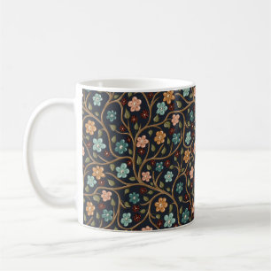Mug With Branches and Flowers