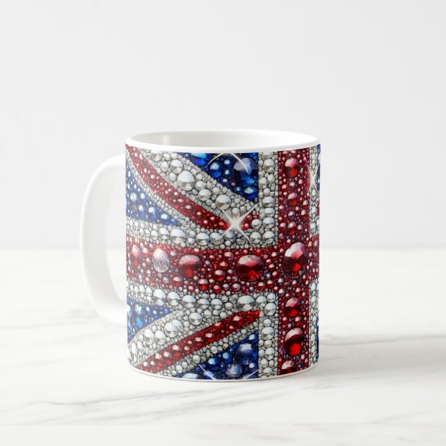 Mug with British Colours Design (Front Left)