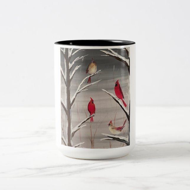 Mug with cardinals (Center)