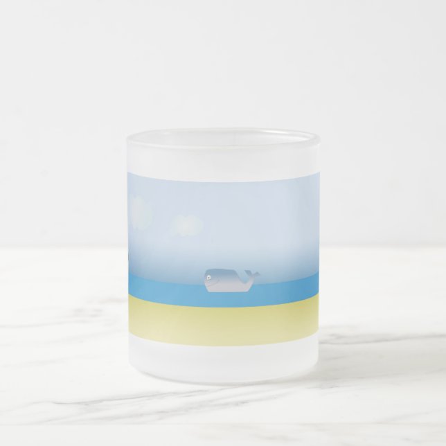 Mug with cartoon whale  (Center)