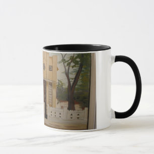 Mug with colorful handle