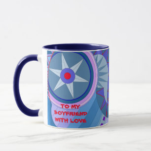 MUG WITH COOL ART FOR BOYFRIEND