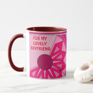 MUG WITH COOL ART FOR BOYFRIEND DAY