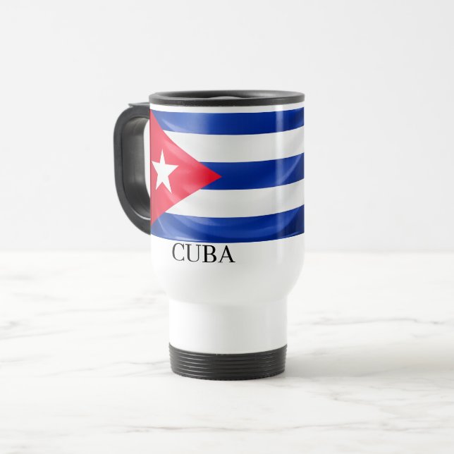 MUG WITH CUBAN FLAG (Front Left)