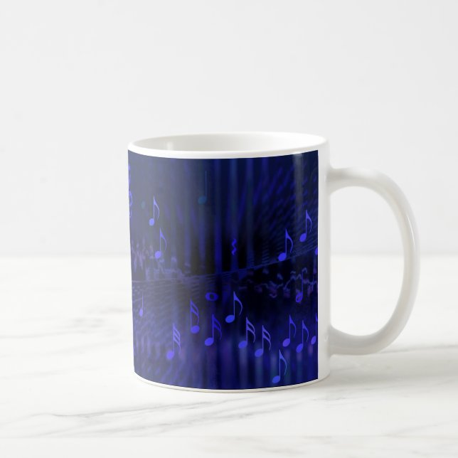 Mug with Digital Art Musical Decor - Concert Hall (Right)