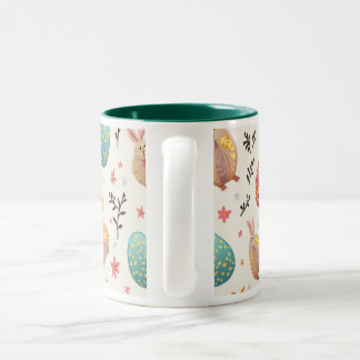 Mug with easter egg patterns