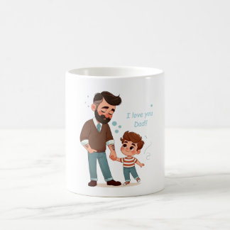 Mug with Father's Day dedication.