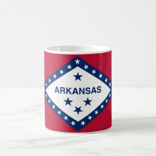 Mug with Flag of  Arkansas State - USA