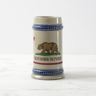 Mug with Flag of  California State -USA