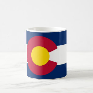 Mug with Flag of  Colorado State - USA