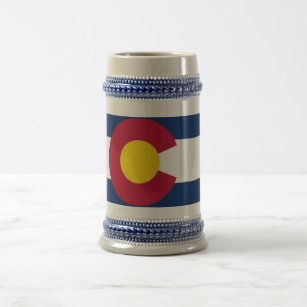 Mug with Flag of  Colorado State -USA