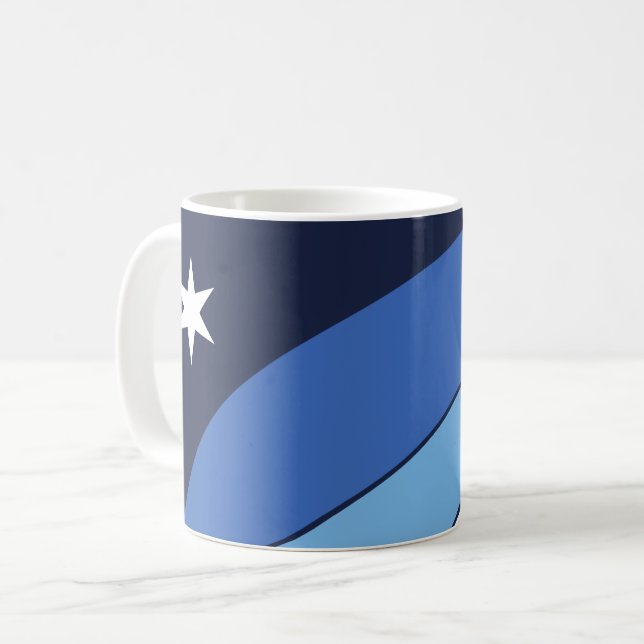 Mug with Flag of Columbia, South Carolina (Front Left)
