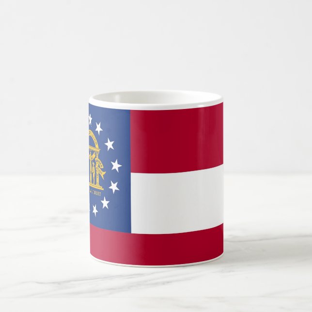 Mug with Flag of  Georgia State - USA (Center)