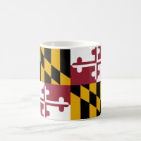 Mug with Flag of Maryland State - USA
