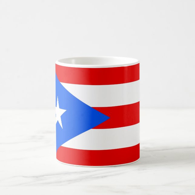 Mug with Flag of Puerto Rico - USA (Center)
