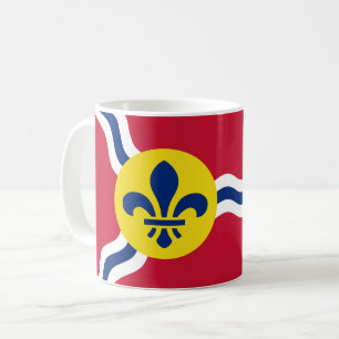 Mug with Flag of St. Louis, Missouri