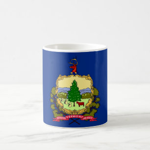 Mug with Flag of Vermont State - USA