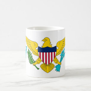 Mug with Flag of Virgin Islands - USA