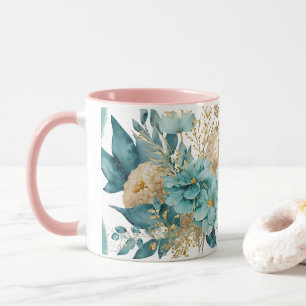 Mug with flowers