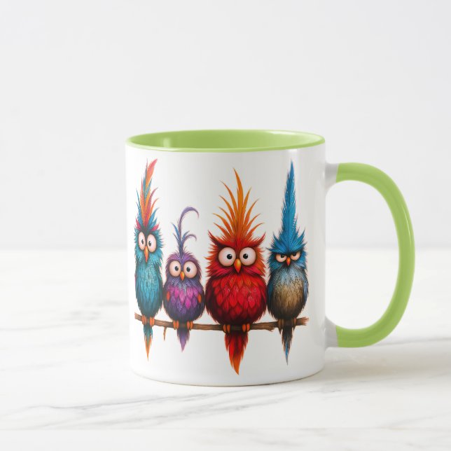 Mug with funny birds (Right)
