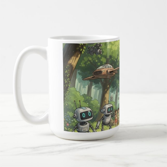 Mug with Ghibli art (Left)