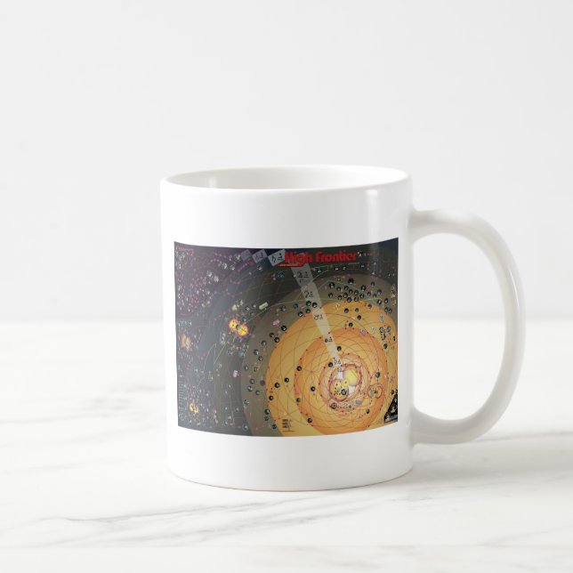 Mug with High Frontier Colonisation Map (Right)