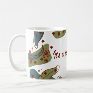 Mug with 'It's a jungle out there' design