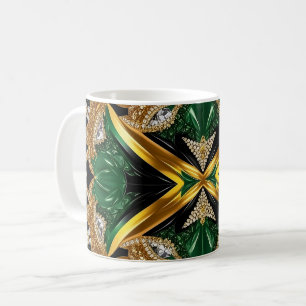 Mug with Jamaican Colours Design