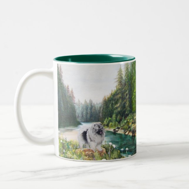 Mug with Kees in forest (Left)