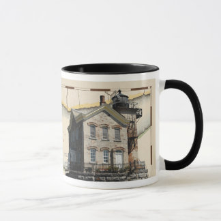 Mug with lighthouses 1, Hudson-Athens & Saugerties
