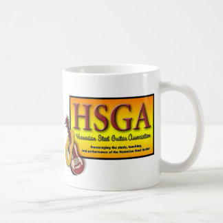 Mug with logo; vintage art