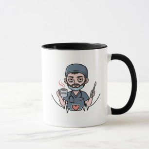 Mug with medical style ( male version )
