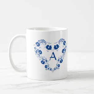 Mug With Monogram And The Heart Symbol