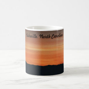 Mug with Mountain Sunset Scene