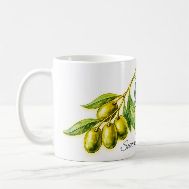 Mug with Olives (Left)
