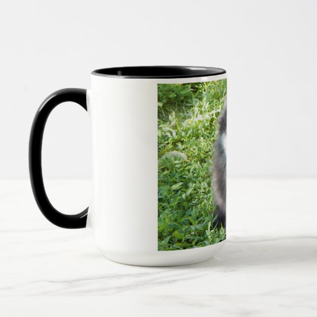 mug with original photo of a Pomeranian (Left)