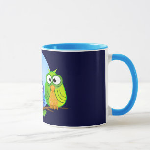 Mug with owls